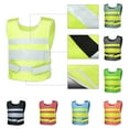 thumbnail image 1 of BV0FAR Reflective Vest for Men High Visibility Safety Vests Silver Reflection Running Vests for Evening Dark Gray Free Size, 1 of 10