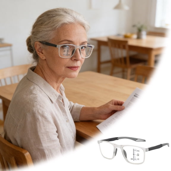 BVCL Light Photochromic Blue Light Blocking Reading Glasses For Presbyopia