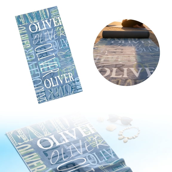 BVCL Microfiber Beach Towel For Pool And Bath Soft And Lightweight