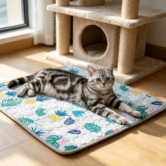 BVCL Pad For And Cats Reversible Gel Ice Mat Summer Heat Comfort Bed