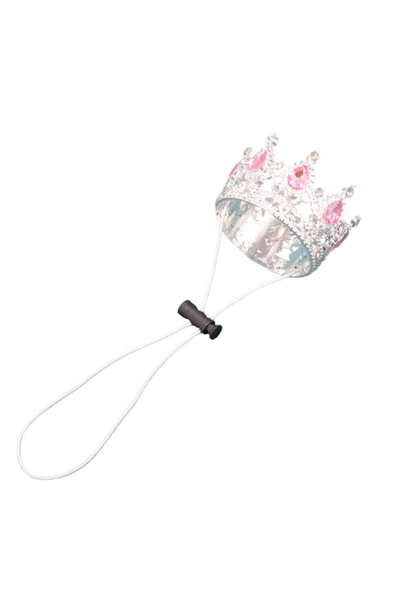 Rhinestone Red Rhinestone With Adjustable Strap Sparkling Birthday&Party For Small Cats Weddings Cosplay Photos Prop
