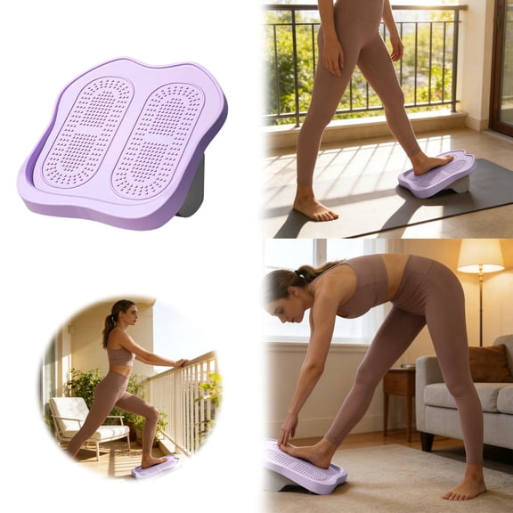 BVCL Slant Board Calf Stretcher Calf Stretch Board Folding Balancing Practice Nonslip Calf Incline Board For Home Gym Sports