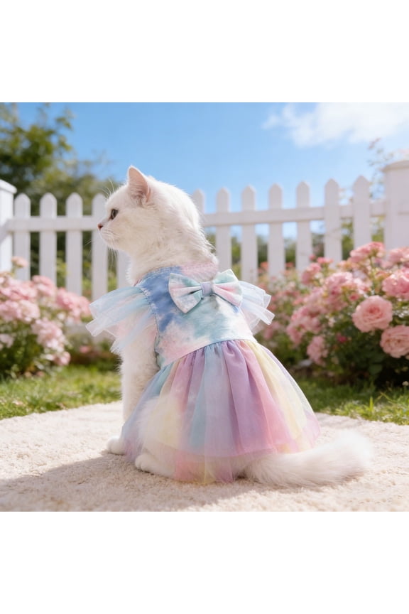 Tie Dye Hoodie Sweatshirt Soft Breathable Apparel For Small Medium Large Puppies And Cats