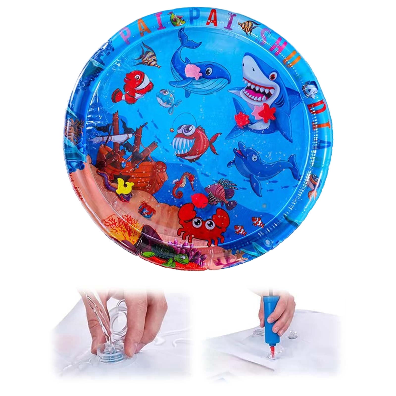 BVCL Water Playmat Thickened Water Pads Mat For Dogs/ Sensory Playmat With For Play Adult Play Mat Feel Cool Comfort