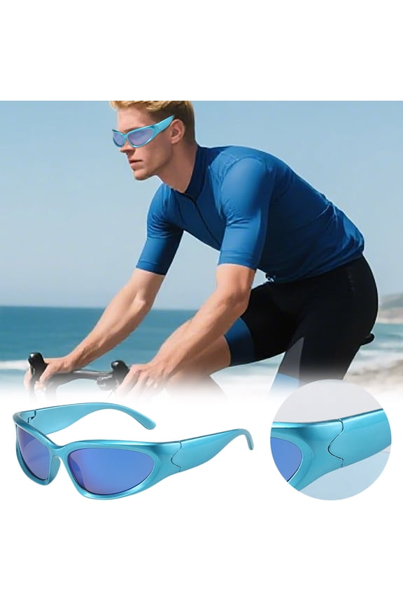 Wrap Around Sunglasses For Men Women 2000s Accessories Cool Glasses Sports Shades Shield 400