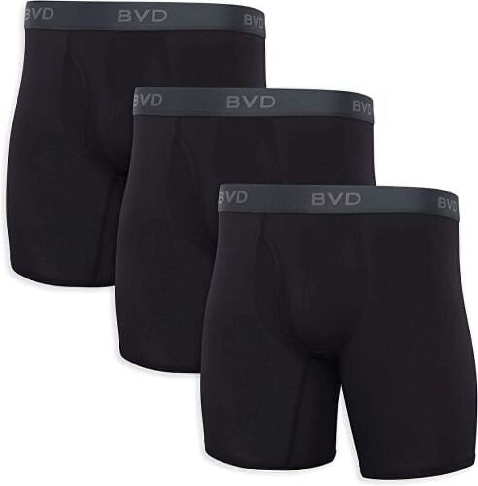 BVD Men's 3 Pack Modal Blend Underwear (Breathable & Sustainable