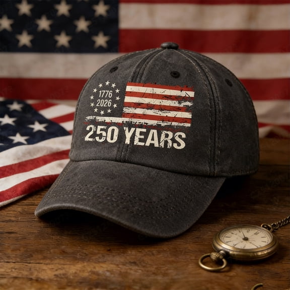 BVEBJDX 250th Anniversary 250 Years Freedoms Baseball Hat Running Cap, for Daily and Outdoor Use, for Holiday Vision Decor Themed Decorative