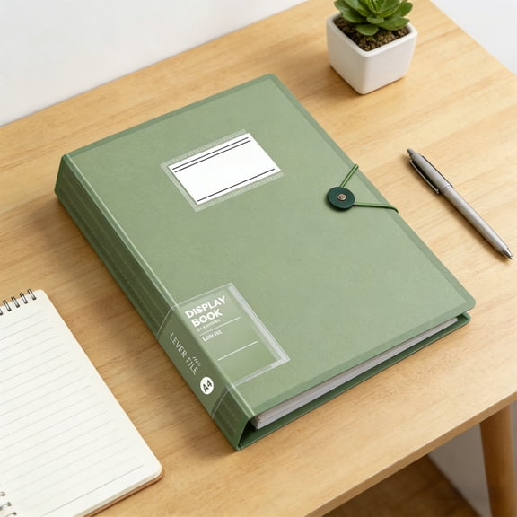 BVEBJDX A4 30 Pockets 60 Sides Expanding A4 Document Folder With Snap Closure Plastic Envelopes Transparent Plastic Document Holders Display Paper Document Holders