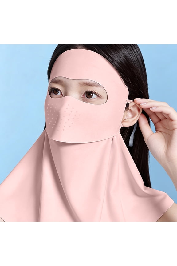 Lightweight Breathable Sun Protection Face Cover With Neck Flap Shield Balaclava Adjustable For Cycling Hiking Fishing Drink Friendly Designs For Men And Women