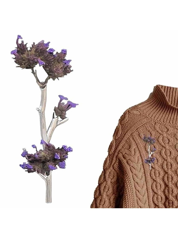 Vase Brooch Wearable Flower Bouquet Clip Elegant Handmade Floral Pin DIY Fashion Accessory For Dresses Jackets Scarves Hats