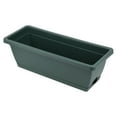 thumbnail image 1 of BVEBJDX Window Box Planter,14 Inches Plastic Vegetable Flower Planters Boxes Rectangular Flower Pots with Saucers for Indoor Outdoor Garden, Patio, Home Decor, 1 of 5