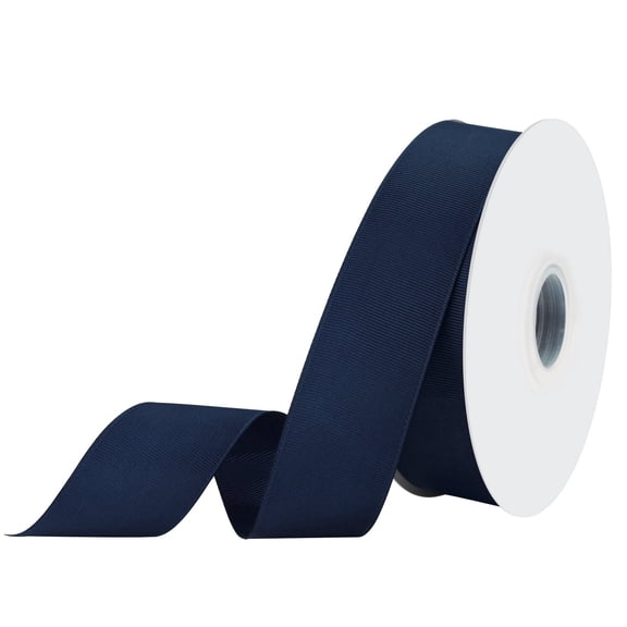 BVIEAKD Navy Blue Grosgrain Ribbon 1-1/2 Inch 50 Yards for Crafts Gift Wrapping Hair Accessories Wedding Decor Sewing Bow Making