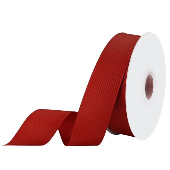 BVIEAKD Red Grosgrain Ribbon 1-1/2 Inch 50 Yards for Crafts Gift Wrapping Hair Accessories Wedding Decor Sewing Bow Making