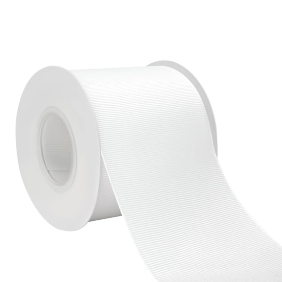 BVIEAKDA Grosgrain Ribbon White 3 Inch x 15 Yards for Gift Wrapping DIY Crafts