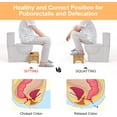 Poop Aba BVIUFI-Bamboo Toilet Poop Stool, Wooden Squatting Potty for Adults ...