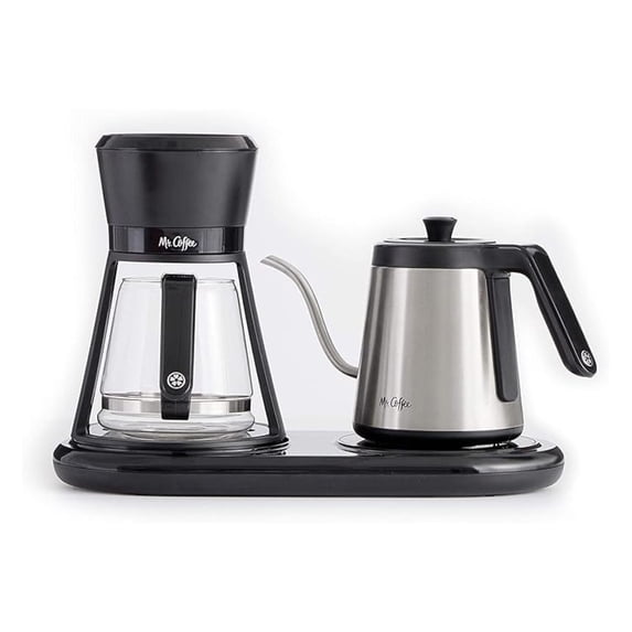 BVMC-PO19B All-in-One Pour Over Coffee Maker, 6 Cups, Black