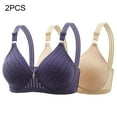 thumbnail image 1 of BVOFAR 2 Pcs Women's Wireless Push Up Bras with Support and Lift Breathable Comfortable Bra Everyday Gather Bras 2025, 1 of 5