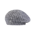 thumbnail image 1 of BVOFAR Berets for Women Winter Rib Knitted Warm Cap Solid Color Thermal Stretchy Beanie for Cold Freezing Weather, 1 of 2