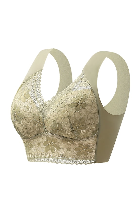 Bras for Older Women Bra New Posture Correcting Bra Plus Size Full Coverage Bras No Underwire Everyday Gather Bra