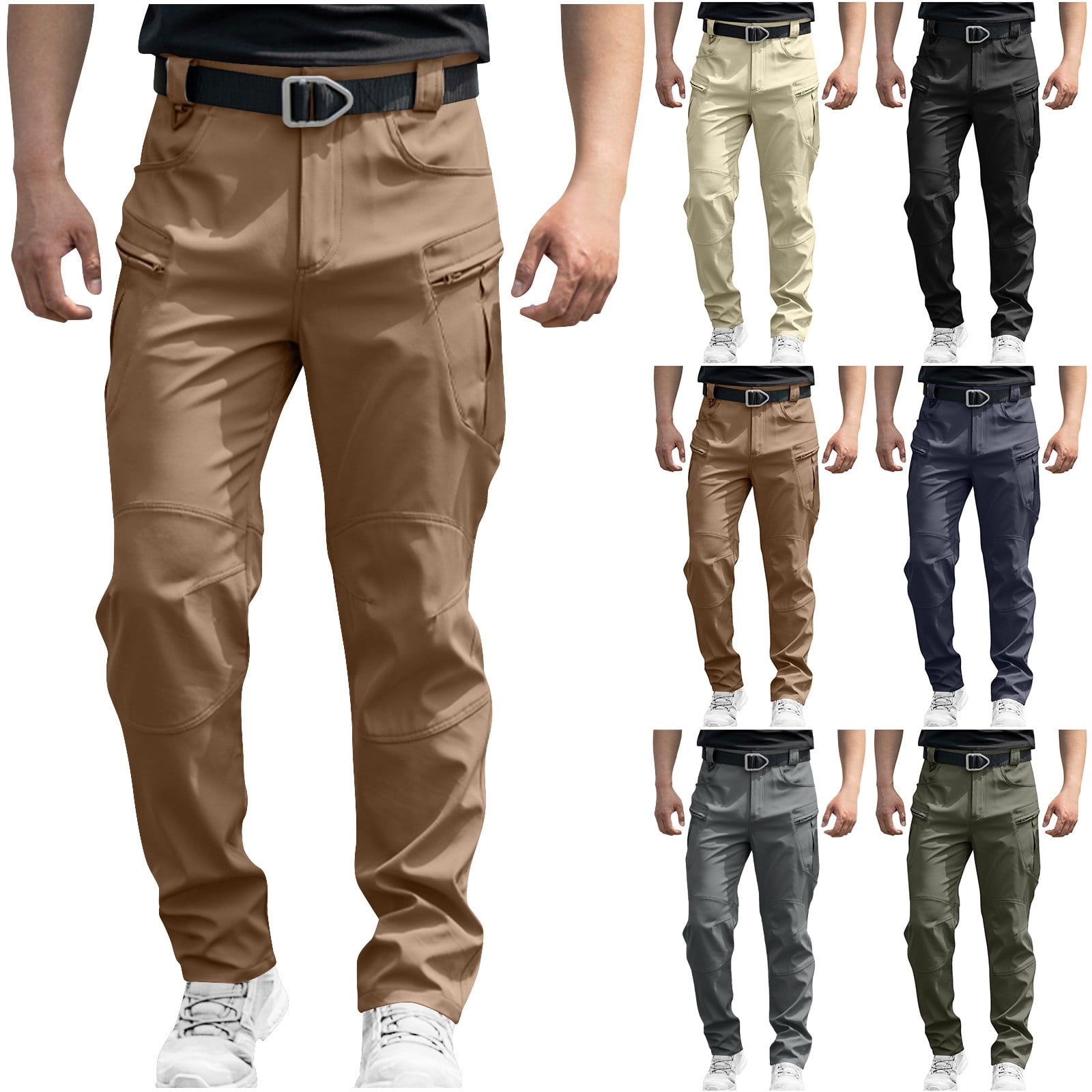 BVOFAR Cargo Pants for Men Lightweight Multi Pockets Outdoor Hiking ...