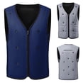 thumbnail image 1 of BVOFAR Evaporative Cooling Vest for Men Big and Tall Wearer Stays Cool and Dry Lightweight Zip Up Vest Jackets for Outdoor Work Running Hiking Cycling Gray XXXXL, 1 of 10