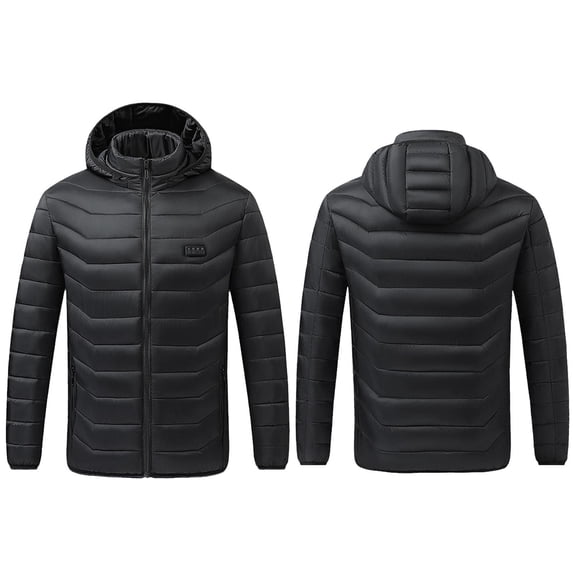 BVOFAR Heated Jackets for Women Lightweight Multi-Zones Heating Quilted Coats Warm USB Charging Jacket Winter Travel Tops