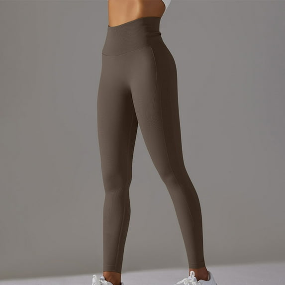 BVOFAR High Waisted Leggings for Women No Front Seam Tummy Control Legging Butt Lifting Running Tights Workout Gym Yoga Pants