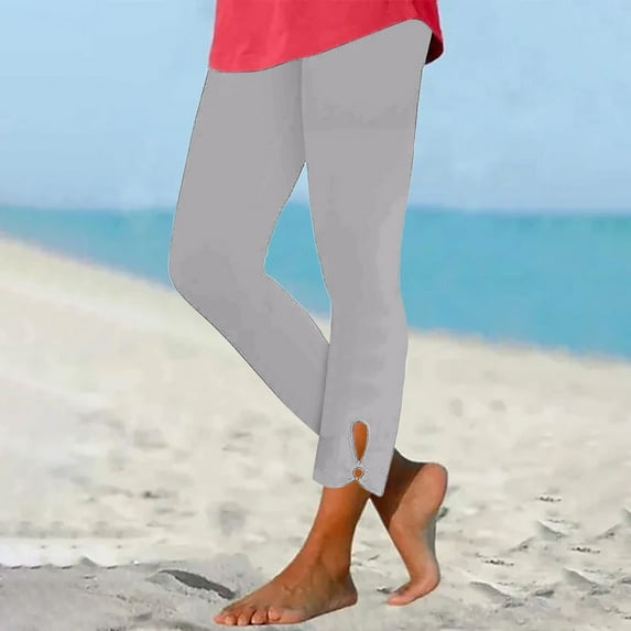 BVOFAR Leggings for Women Soft High Waisted Yoga Pants Solid Color Workout Cropped Pants Casual Cut Out Legging 2025
