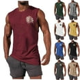thumbnail image 1 of BVOFAR Mens Workout Tank Tops Gym Cut Off Sleeveless T Shirt Bodybuilding Muscle Athletic Tank Top Palm Tree Graphic Tees for Hawaiian Beach, 1 of 6