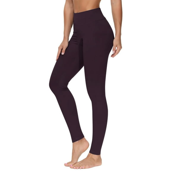 BVOFAR No Front Seam Workout Leggings for Women High Waist Tummy Control Pant Running Gym Yoga Pants Solid Color Casual Legging