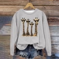 thumbnail image 1 of BVOFAR Sweatshirts for Women Trendy Graphic Fleece Pullover Giraffe Print Long Sleeve Tops Winter Casual Crew Neck Sweatshirt 2024, 1 of 4