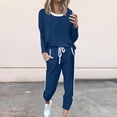 thumbnail image 1 of BVOFAR Sweatsuits for Women Set 2 Piece Long Sleeve Round Neck Tops and Pants Lounge Comfy Tracksuits with Pockets, 1 of 6