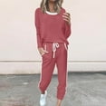 thumbnail image 1 of BVOFAR Sweatsuits for Women Set 2 Piece Long Sleeve Round Neck Tops and Pants Lounge Comfy Tracksuits with Pockets, 1 of 6
