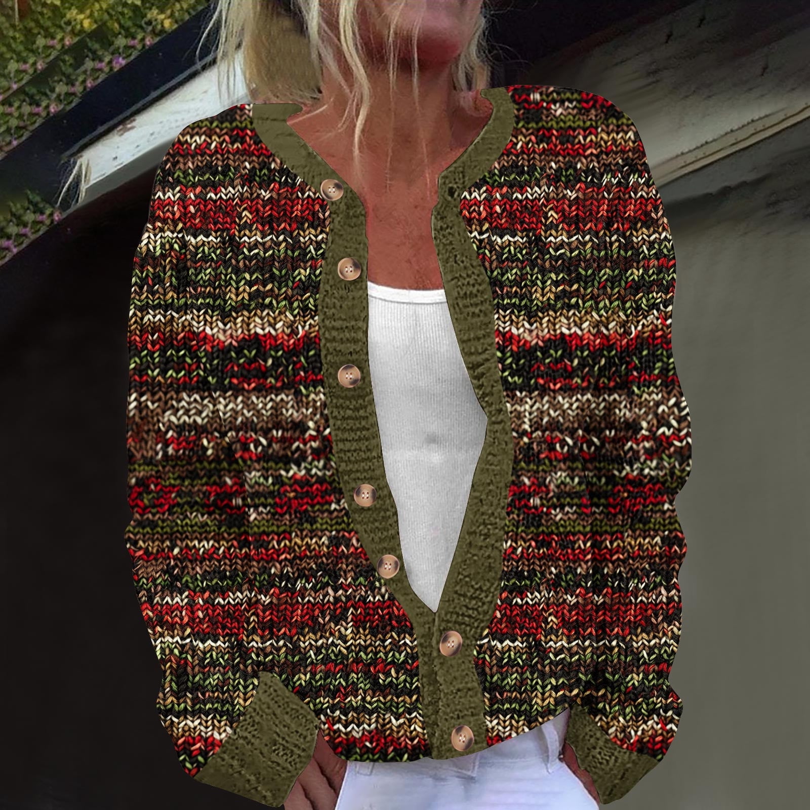 BVOFAR Ugly Christmas Sweaters for Women 2024 Plus Size Long Sleeve