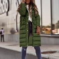 thumbnail image 1 of BVOFAR Winter Coats for Women Puffer Plus Size Long Jackets Full Zip Puffy Hooded Parka Travel Outwear, 1 of 7