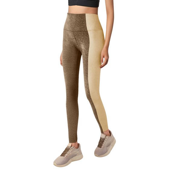 BVOFAR Women's Color Block Yoga Pants, High Waisted Butt Lifting Leggings, Stretch Tummy Control Legging, Workout Running Leggings