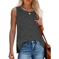 thumbnail image 1 of BVOFAR Women's Knit Tank Tops Solid Color Crewneck Shirts Trendy Casual Sleeveless Blouses Summer Beach Tunic Tees, 1 of 8