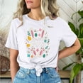 thumbnail image 1 of BVOFAR Womens Happy Easter Shirts 2025 Bunny Rabbit Graphic T-Shirts Trendy Round Neck Tunics Funny Eggs Print Tops Casual Short Sleeve Tees, 1 of 5