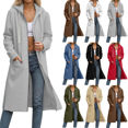 thumbnail image 1 of BVOFAR Womens Long Hoodies Zip Up Hooded Jacket Tunic Oversized Casual Long Sleeve Sweatshirts Fall Winter Fashion Clothes Gray XL, 1 of 7