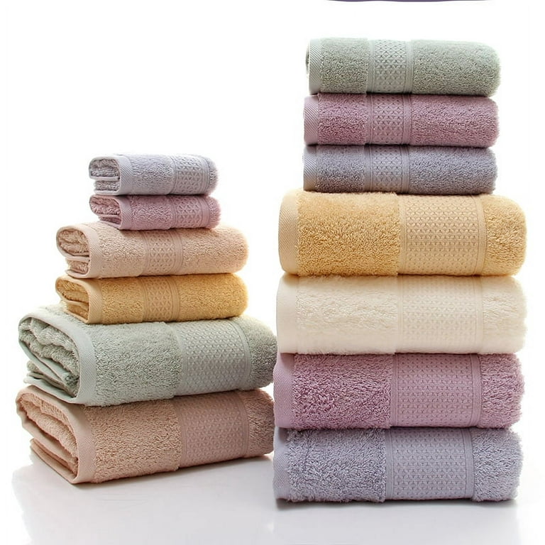 2 Pack 100% Egyptian Cotton Guest Towels Small Hand Towel Face