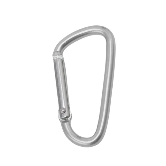 BVSPA 3pcs/set D Clip Carabiner Spring Clasp Hook Keyring Camping Karabiner Carabina Small