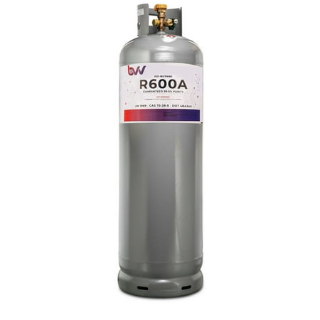BVV 120LB DIPTUBE Tank High Purity USA ISO-BUTANE R600A - 99.5% Guaranteed