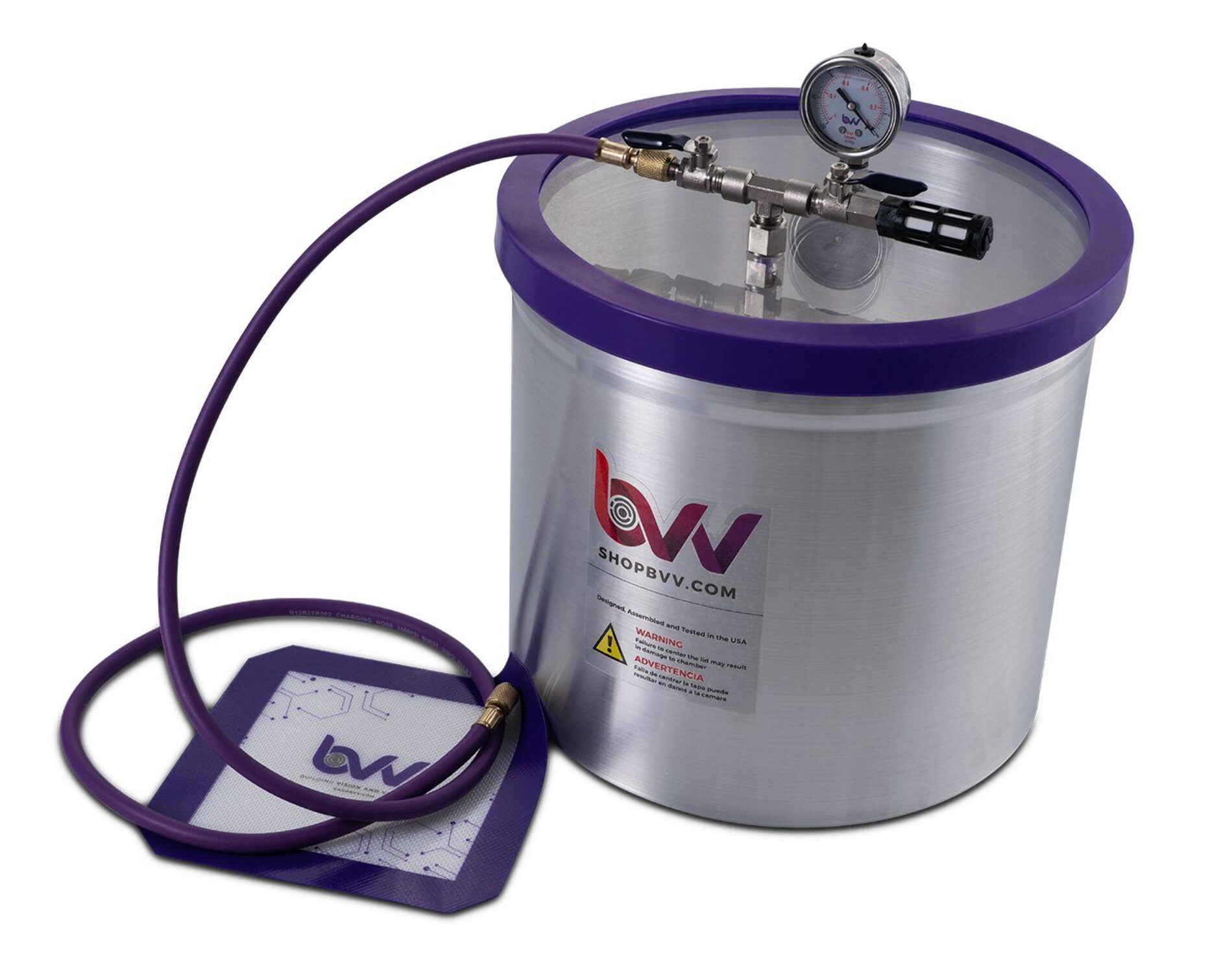BVV 5 Gallon Aluminum Vacuum Chamber