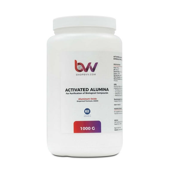 BVV Activated Alumina ( NSF 61 certified ) size 1000 Grams