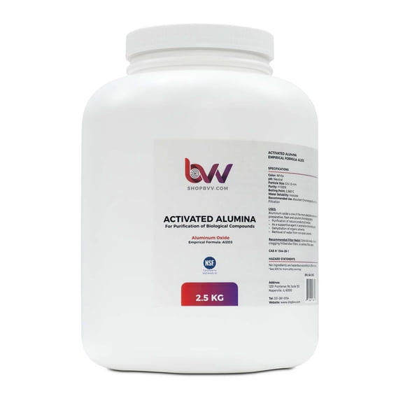 BVV Activated Alumina ( NSF 61 certified ) size 2.5KG