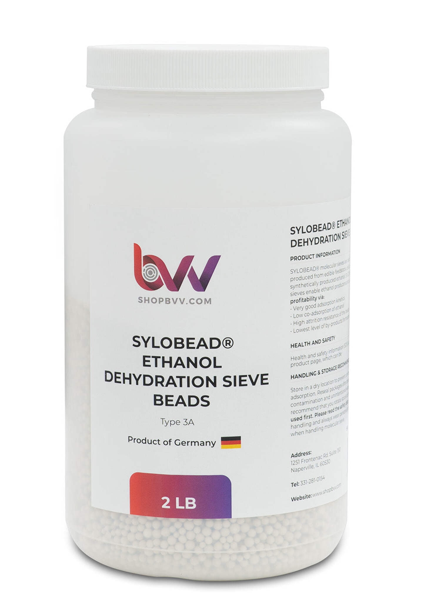 BVV Type 3A Dehydration Sieve Beads