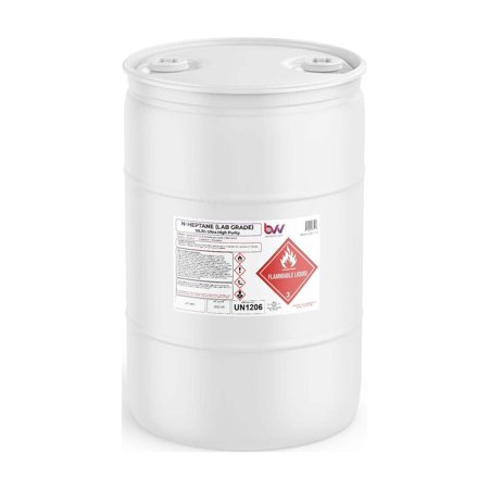 BVV Lab Grade N-Heptane - Ultra High Purity Solvent - 99.3%