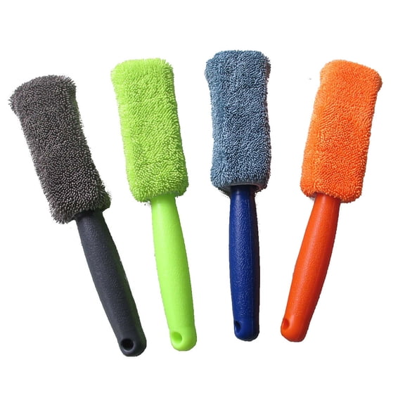 BVXEEP Car Duster Brush, Car Washing, Tire Brushing, Fiber Brushing, Car Wheel Hub Brushing, Twisted Braid Cloth, Car Cleaning Products