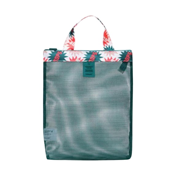 BVXEEP Clear Bag, Swimming Beach Bag Swimwear Mesh Storage Bag Mesh Storage Bag