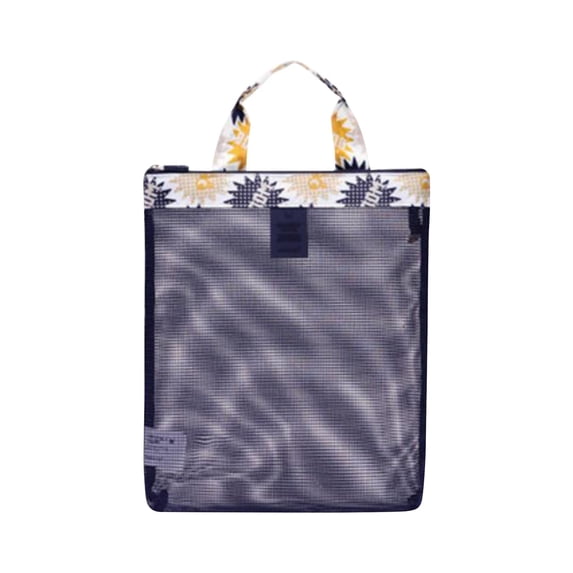 BVXEEP Clear Bag, Swimming Beach Bag Swimwear Mesh Storage Bag Mesh Storage Bag